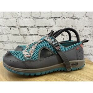 Chaco Odyssey Water Sandal Shoes Big Kids 6 Sandals Teal